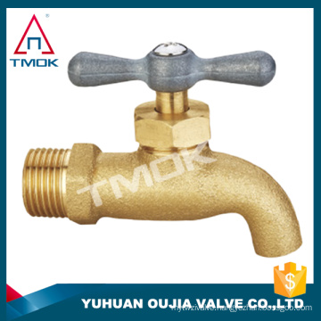 decorative outdoor water faucets one way forged with blasting with forged polishing with CW617n material female threaded connect